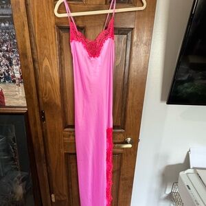SKIMS Valentines Day Satin Maxi Dress